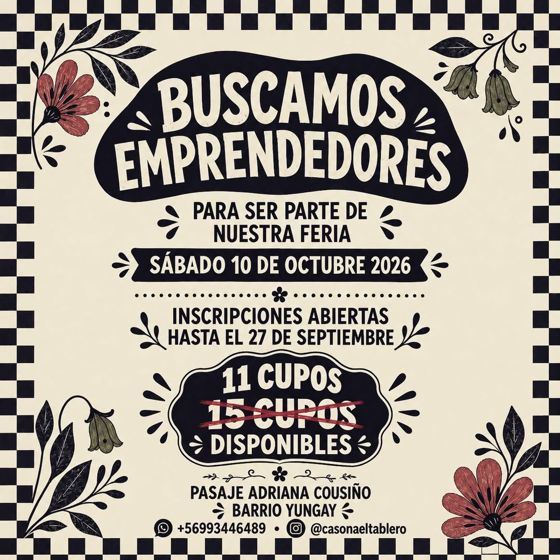 Feria de emprendedores en Pasaje Adriana Cousiño