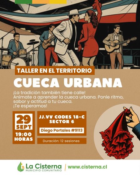 Taller en el territorio: Cueca Urbana