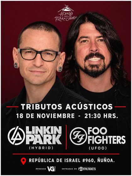 Tributos acústicos: Linkin Park y Foo Fighters