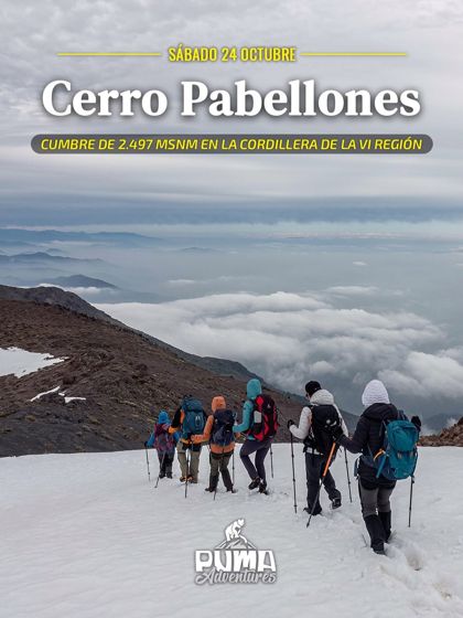 Cerro Pabellones (trekking exigente)
