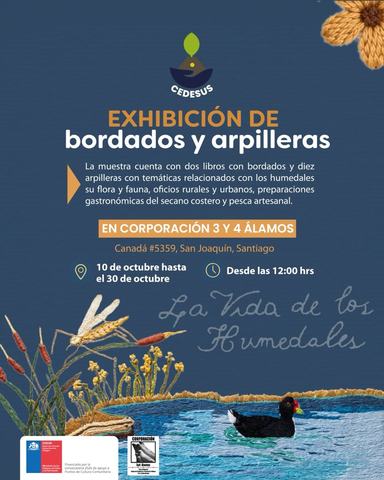 Exhibición de Bordados y Arpilleras CEDESUS