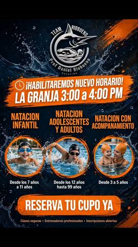 Clases de Natación Team Riobueno