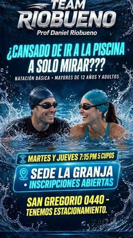 Clases de Natación Básica Adultos
