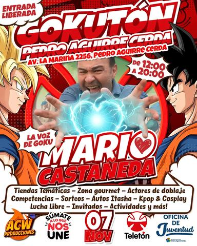 Gokutón Pedro Aguirre Cerda con Mario Castañeda