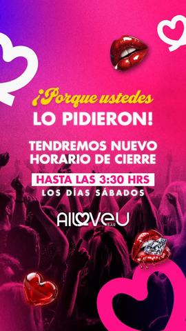 AILOVEUBAR - Horario extendido