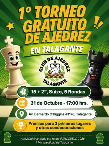 1° Torneo Gratuito de Ajedrez Talagante