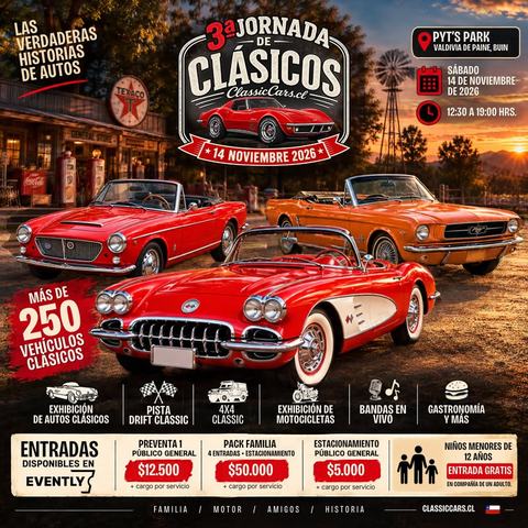 3ª Jornada de Clásicos by ClassicCars.cl