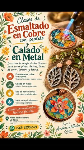 Clases de Orfebrería: Esmaltado y Calado