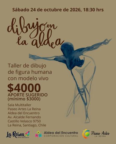 Dibujo de figura humana con modelo vivo