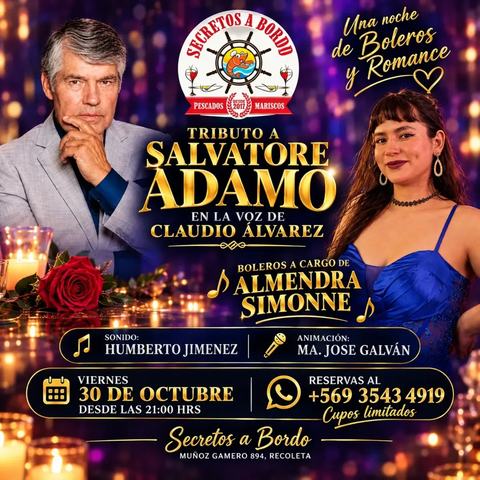 Tributo a Salvatore Adamo y Almendra Simonne