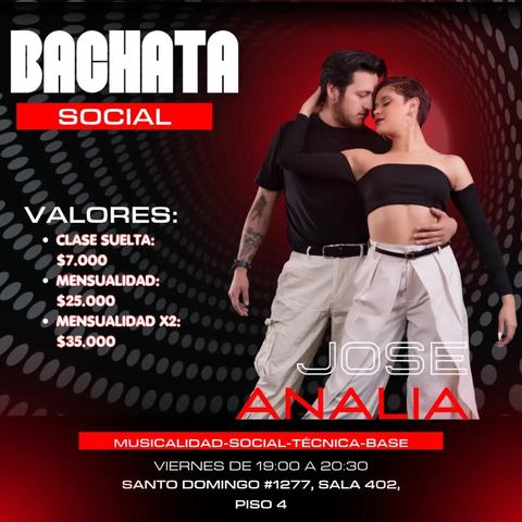 Clases de Bachata Social con Jose y Analía