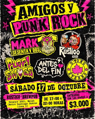 Amigos y Punk Rock en Rústico Brewpub