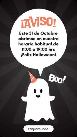 Aquamundo Aquarium - Horario Halloween