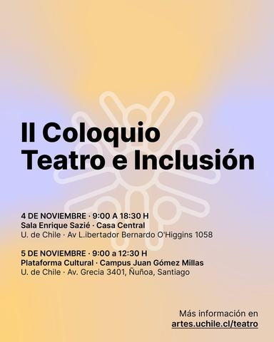 II Coloquio Teatro e Inclusión