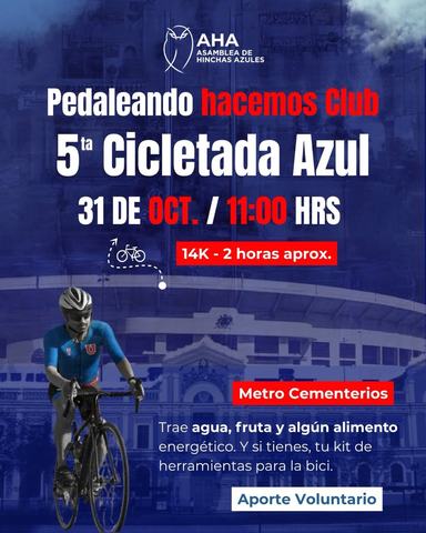 5ta Cicletada Azul