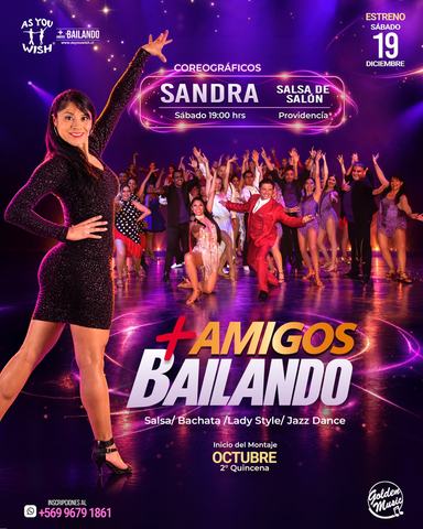 Clase de Salsa de Salón con Sandra