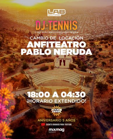 Atardeceres Aniversario 5 Años con DJ Tennis