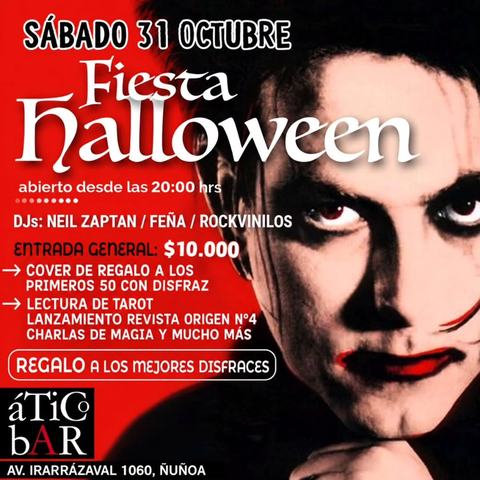 Fiesta Halloween en Ático Bar