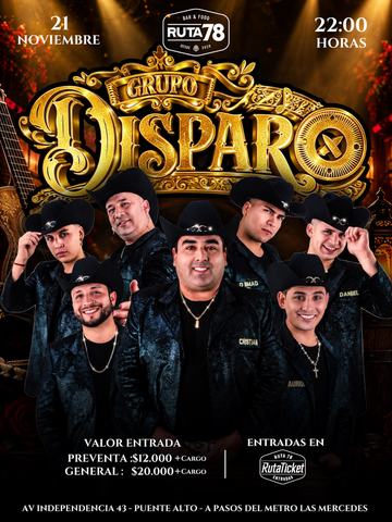 Grupo Disparo en Bar Ruta 78