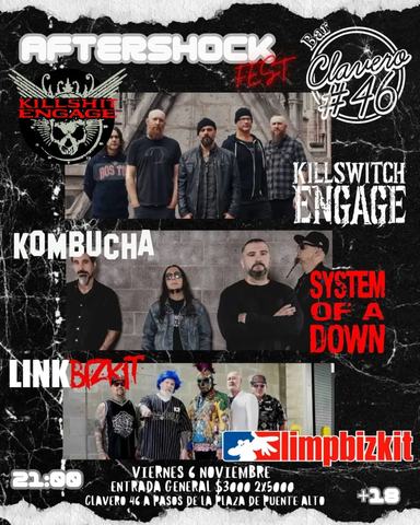Aftershock Fest: Killshit, Kombucha y Link Bizkit