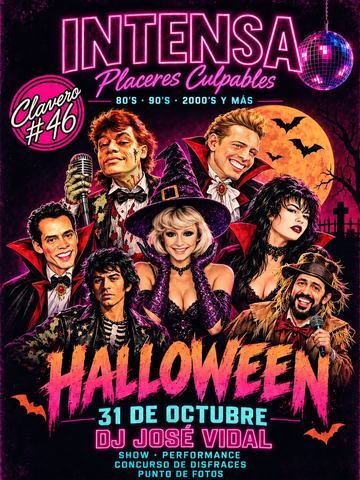 Fiesta Intensa: Halloween Retro en Bar Clavero