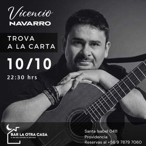 Trova a Carta con Vicencio Navarro
