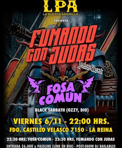 Fumando con Judas and Fosa Común
