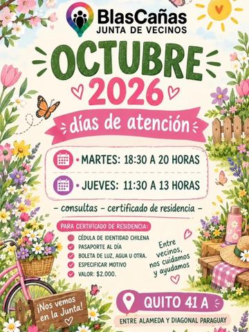 Atención Certificado de Residencia - Martes