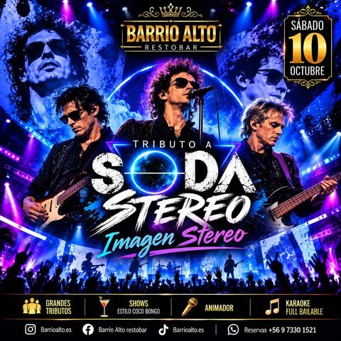 Tributo a Soda Stereo & Show Coco Bongo