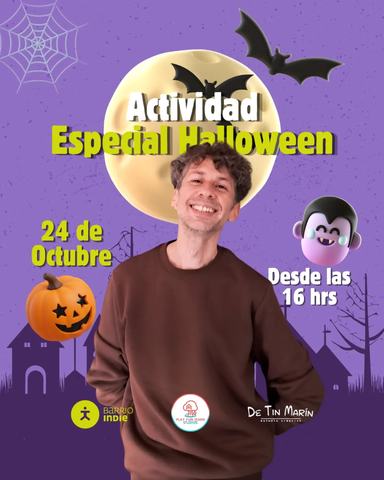 Taller Máscaras de Miedo De Tin Marín