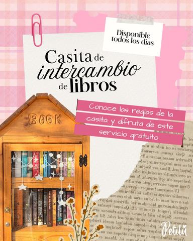Casita de intercambio de libros