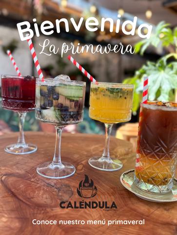 Menú primaveral en Caléndula