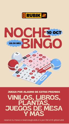 Noche de Bingo en Bar Rubik