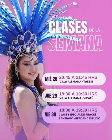 Clase Especial Disfraces Samba