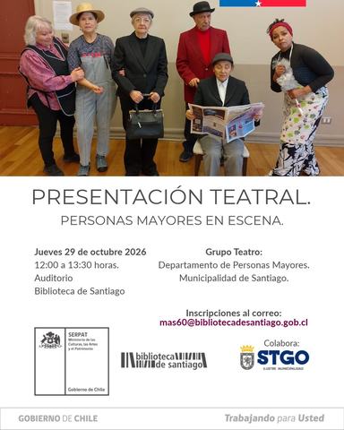 Presentación Teatral Personas Mayores