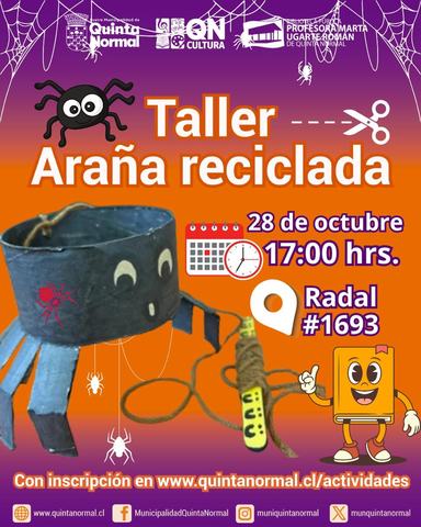 Taller Araña Reciclada
