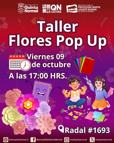 Taller de Flores Pop Up
