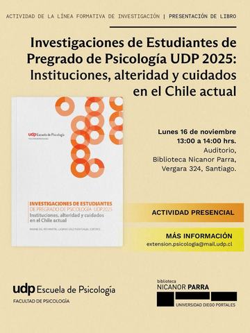 Presentación Libro Investigaciones Psicología UDP