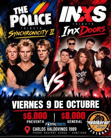 The Police vs INXS - Tributos en vivo