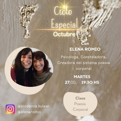 Poesía Corporal con Elena Romio