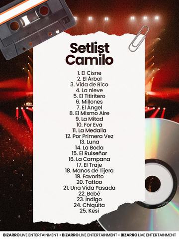 Camilo - Para Cuando Sean Mayores Tour
