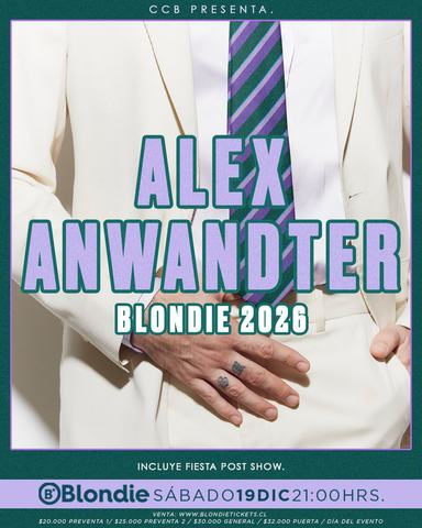 Alex Anwandter En Vivo