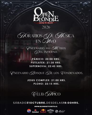Open Blondie - Noche de Indianas