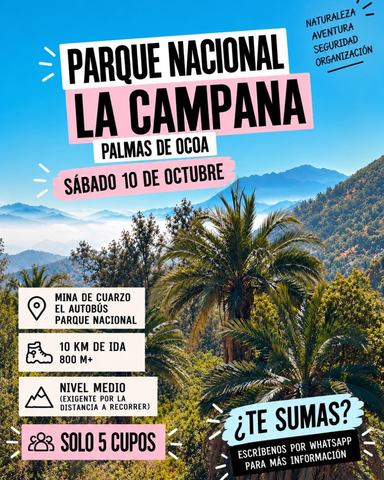 Trekking Parque Nacional La Campana