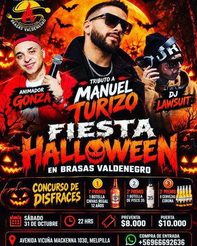 Fiesta Halloween - Tributo Manuel Turizo