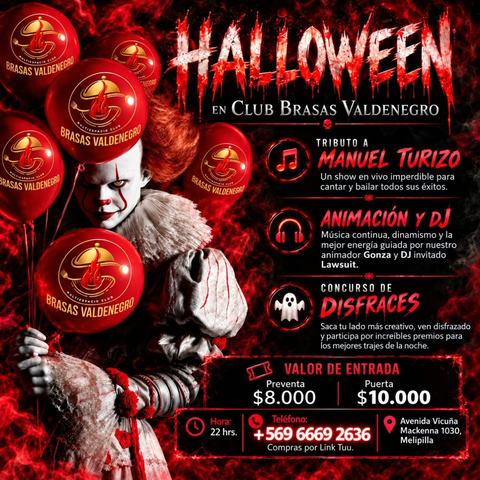 Halloween en Club Brasas Valdenegro