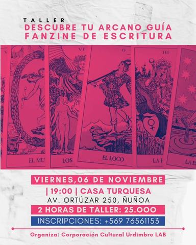 Discover your guiding arcana. Writing fanzine