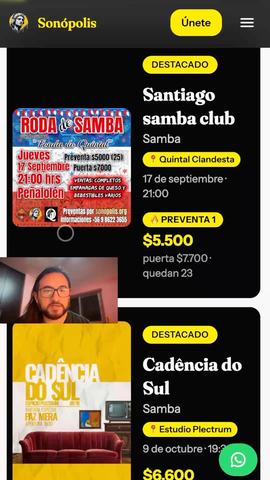 Cadência do Sul - Samba