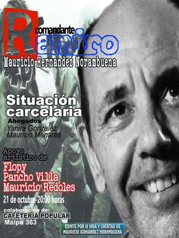 Situación carcelaria del Comandante Ramiro