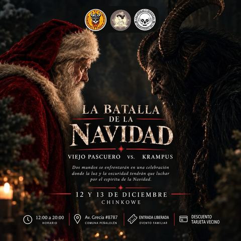 La Batalla de la Navidad: Viejo Pascuero vs Krampus